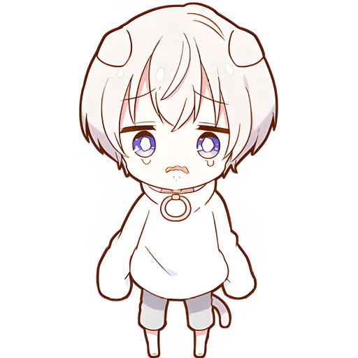 😢 Стикер «Мининеко кун» для Telegram