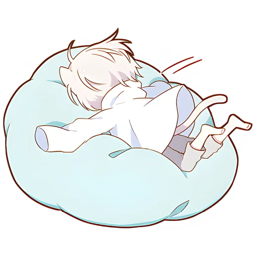 🙁 Стикер «Мининеко кун» для Telegram