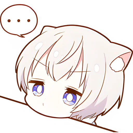 😶 Стикер «Мининеко кун» для Telegram