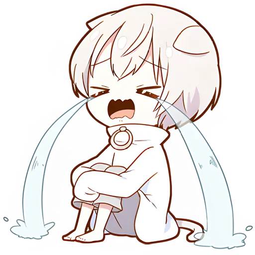 😭 Стикер «Мининеко кун» для Telegram