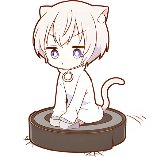 🤨 Стикер «Мининеко кун» для Telegram