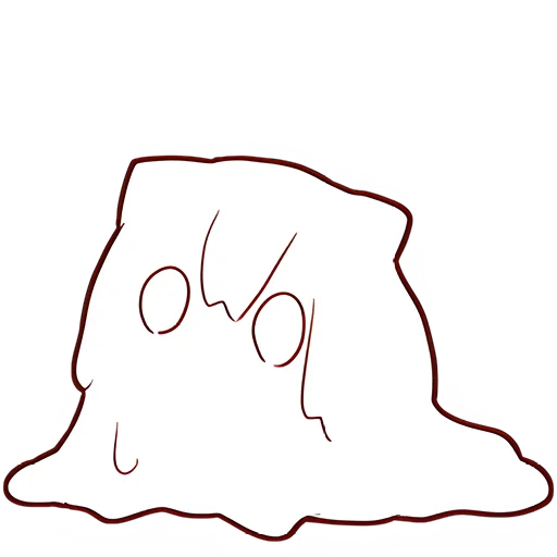 👻 Стикер «Клубничная Мининеко» для Telegram