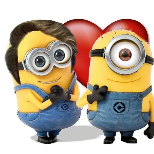 🧡 Стикер «minions_is_love» для Telegram