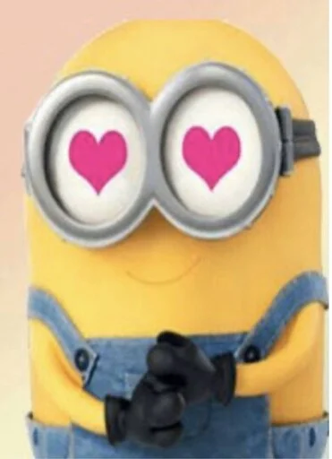 😍 Стикер «minions_is_love» для Telegram