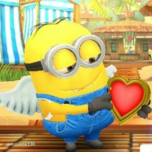 ❤️ Стикер «minions_is_love» для Telegram