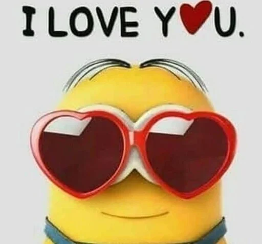 💕 Стикер «minions_is_love» для Telegram