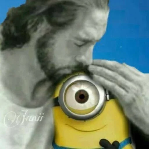 ✝️ Стикер «minions_is_love» для Telegram