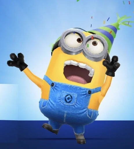 🥳 Стикер «minions_is_love» для Telegram