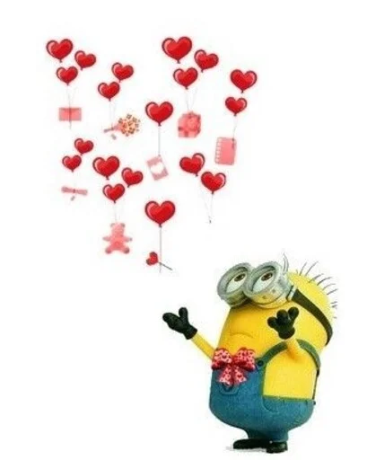 💞 Стикер «minions_is_love» для Telegram