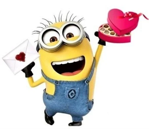 ❣️ Стикер «minions_is_love» для Telegram