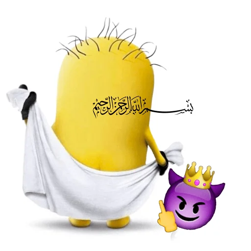 😈 Стикер «миньоны на аву» для Telegram