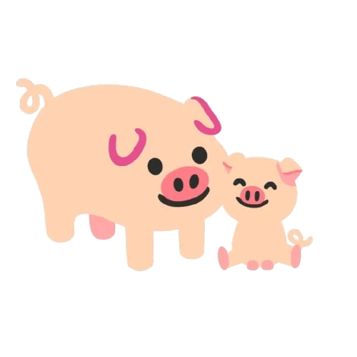 👩‍👧 Стикер «Минипиги» для Telegram