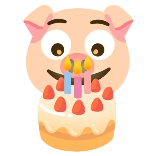 🎂 Стикер «Минипиги» для Telegram
