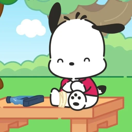 🤩 Стикер «Pochacco» для Telegram