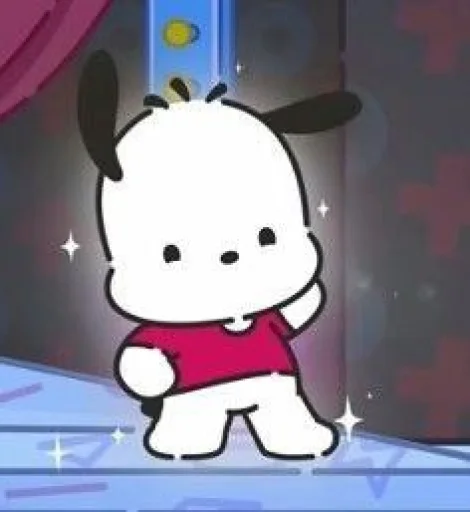 🤩 Стикер «Pochacco» для Telegram