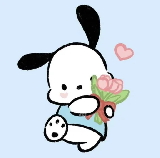 🤩 Стикер «Pochacco» для Telegram
