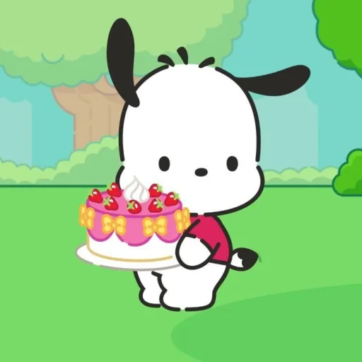 🤩 Стикер «Pochacco» для Telegram