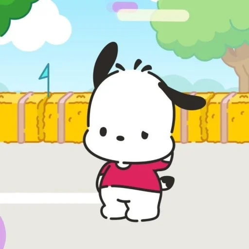 🤩 Стикер «Pochacco» для Telegram