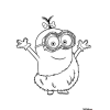 Стикер 15 Миньончикм