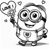 Стикер 5 Миньончикм