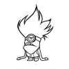 Стикер 8 Миньончикм