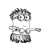 Стикер 19 Миньончикм