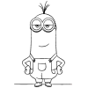 Стикер 11 Миньончикм