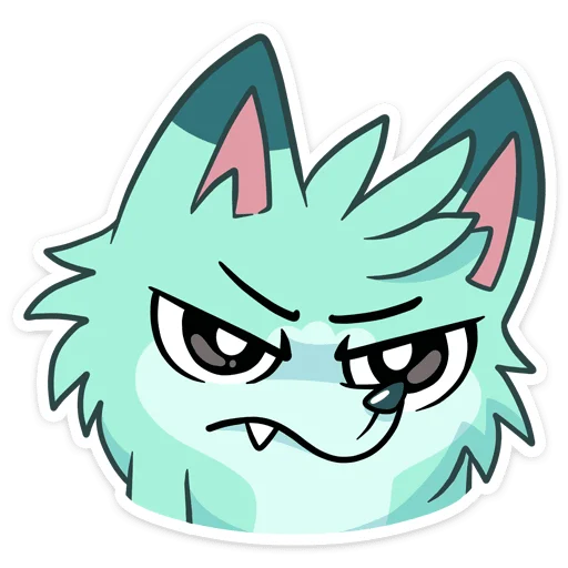 🤨 Стикер «Минт без надписей» для Telegram