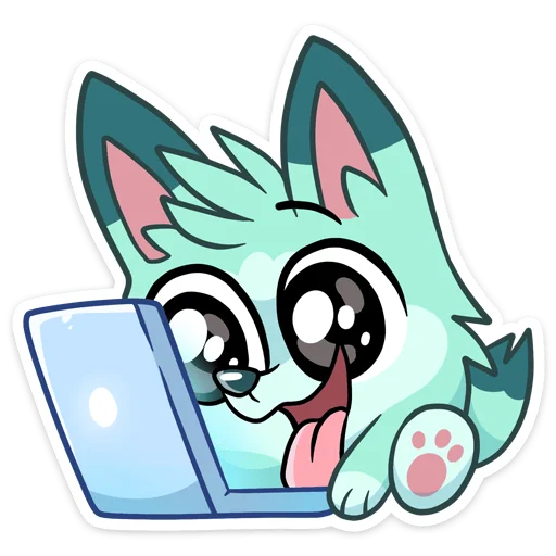 🐾 Стикер «Минт без надписей» для Telegram