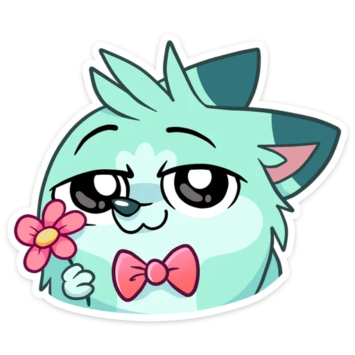 🌺 Стикер «Минт без надписей» для Telegram
