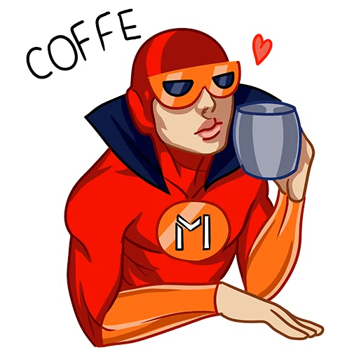 ☕️ Стикер «MinterCenter» для Telegram