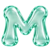 💎 Эмодзи «Стеклянные буквы» для Telegram
