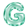 💎 Эмодзи «Стеклянные буквы» для Telegram