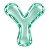 💎 Эмодзи «Стеклянные буквы» для Telegram
