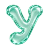 💎 Эмодзи «Стеклянные буквы» для Telegram