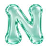 💎 Эмодзи «Стеклянные буквы» для Telegram