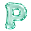 💎 Эмодзи «Стеклянные буквы» для Telegram