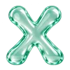 💎 Эмодзи «Стеклянные буквы» для Telegram