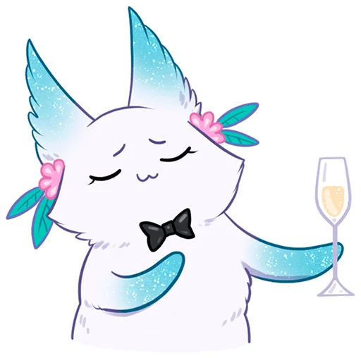 🥂 Стикер «Минто без надписей» для Telegram