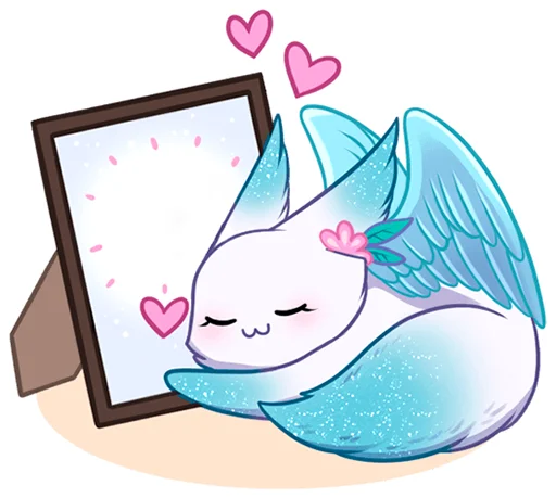 🤗 Стикер «Минто без надписей» для Telegram