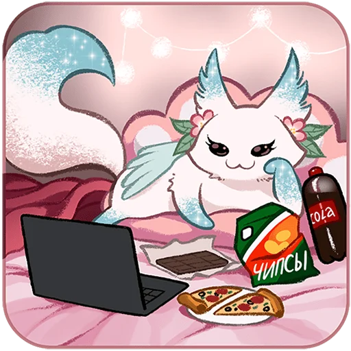 😏 Стикер «Минто 3 Без Текста» для Telegram