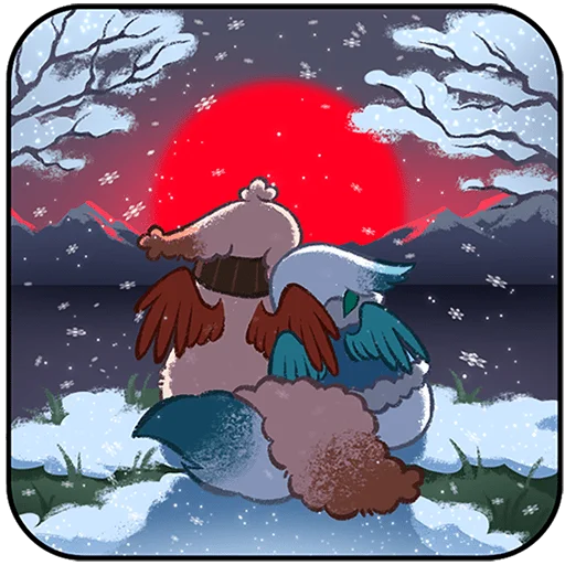 👩‍❤️‍👨 Стикер «Минто 3 Без Текста» для Telegram
