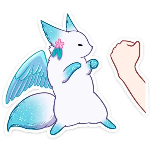 👊 Стикер «зимняя минто» для Telegram