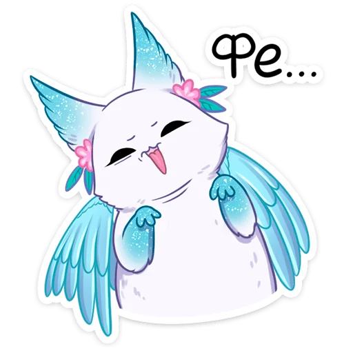🤢 Стикер «зимняя минто» для Telegram
