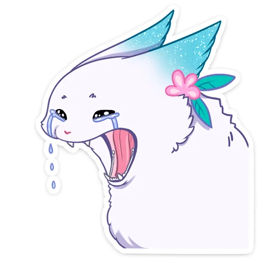 😭 Стикер «зимняя минто» для Telegram