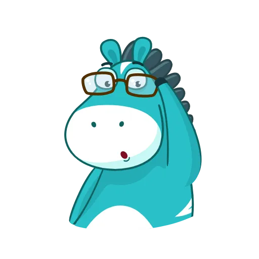 🤬 Стикер «Minty Zebra» для Telegram
