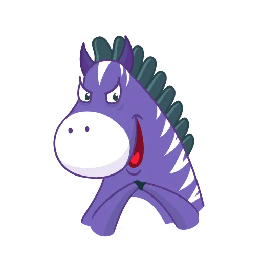 🤯 Стикер «Minty Zebra» для Telegram