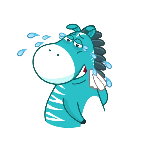 🤬 Стикер «Minty Zebra» для Telegram