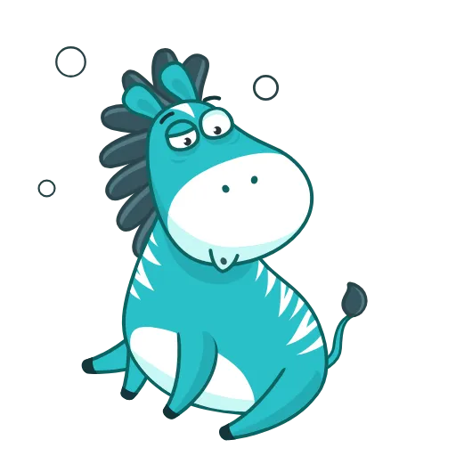 🤬 Стикер «Minty Zebra» для Telegram