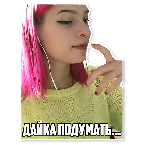 🤔 Стикер «Mio_chan» для Telegram